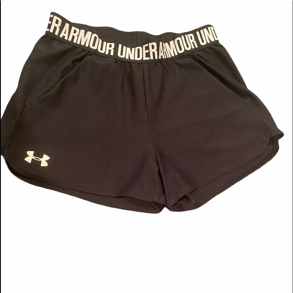Under Armour Black Short W/Pockets Small Running